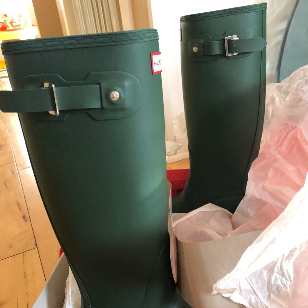 Hunter Brand Hunter Green Tall Rain ☔️ Boots